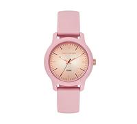 Skechers Uhr für Damen Ostrom, Dreizeiger Uhrwerk, 38MM Rosa Polycarbonat Gehäuse mit Silikonarmband, SR6266