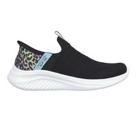 Skechers Girls Schlüpfen, Black Mesh/Multi Trim, 27 EU