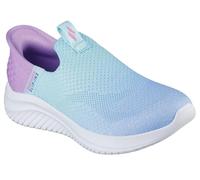 Slip-On Sneaker SKECHERS "ULTRA FLEX 3.0", Kinder, Gr. 27, bunt (hellblau, lavendel), Textil, kontrastfarbene Details, sportlich, Schuhe, Sneaker mit Slip-In Funktion, Größenschablone zum Download (17