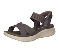 Skechers Sandalen 119975 Ultra Flex 3.0 - Dark Taupe Damen Gr.42 Sportboden bis 30 mm