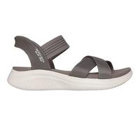 Skechers Damen Ultra Flex 3.0-Never Netter Hands Free Slip-ins Sandale, Dark Taupe, 41 EU