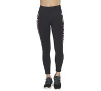 Skechers Ultraviolet High Waisted Full Length Legging WLG249-BKPR, Womens Leggings, Black, L EU