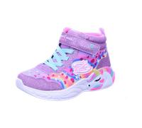 Skechers Unicorn Magical Dreame Sneaker, Silbernes Netzgewebe, synthetische Multi-Besätz, 35 EU
