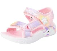 Skechers Sandals, Light Pink Textile Multi Trim, 35 EU