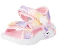 Sandale SKECHERS KIDS "UNICORN DREAMS SANDAL MAJESTIC BLISS, Blinkschuh" Gr. 21, pastellfarben Kinder Schuhe (19309408-21)