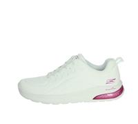 Sneaker SKECHERS "BOBS VISION AIR", Damen, Gr. 38, weiß, Lederimitat, kontrastfarbene Details, casual, Schuhe Sneaker, Trainingsschuh, Freizeitschuh, Schnürschuh mit Memory Foam, Topseller (28651242-3