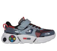 Skechers Unisex-Child Gametronix 2.0 Sneaker, Grau/Mehrfarbig, 13 Little Kid