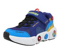 Skechers Unisex-Child Gametronix Sneaker, Royal/Multi, 13.5 Little Kid