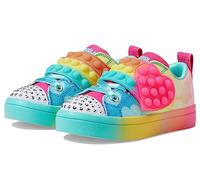 Skechers Unisex-Child Twinkle Toes TWI-Lites 2.0-Heart Pops Sneaker, Mehrfarbig/Meereswellen (Ocean Tides), 2 Little Kid
