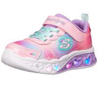 Skechers 302315L/PKMT S Lights-Flutter Heart Lights-Simply Love Kinder Mädchen Sneaker Turnschuhe Halbschuhe pink/mehrfarbig, pink, 35 Pink
