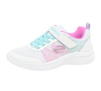 Skechers Mädchen Microspec Plus - Swirl Sweet Sneaker in Weiss, Größe 29