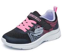Skechers Unisex Kinder Microspec Plus Swirl Sweet Sneaker, Schwarz, 32 EU