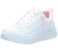 Skechers STREET GIRLS Sneaker, White Synthetic/Trim, 38 EU