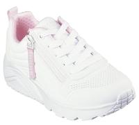 Skechers Unisex Kindersneaker Street Girls Weiß Synthetikbesatz Größe 43