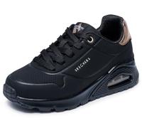 Skechers Unisex Kinder UNO Gen1 Shimmer Away Sneakers,Sports Shoes, Schwarz, 36 EU