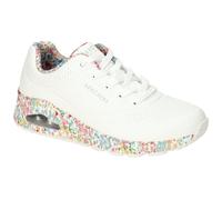 Skechers Damen UNO-Majestic Garden Sneaker, Weiß/Mehrfarbig, 38 EU