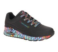 Skechers Damen UNO Ravaged Love Sneaker, Schwarz, 39 EU