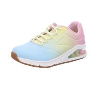 Skecher Street UNO 2 Color Waves Damen Sneaker Turnschuhe 155628 Weiss/Multi, Schuhgröße:41 EU
