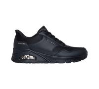 Skechers Damen Sneaker Uno Banksia Duraleather/Mesh Schwarz Größe 42