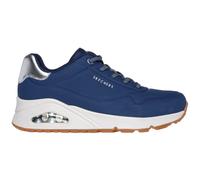 Skechers Damen Sneaker UNO-Shimmer Away 155196-NVSL Blau Größe 36 EU
