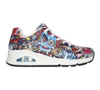 Skechers Sneaker UNO 177973 Color Doodle MLT Damen Größe 37