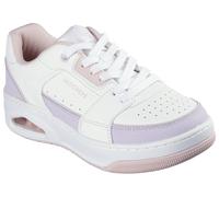 Skechers "UNO COURT-COURTED STYLE", Skater Schuh, Retro Sneaker mit Memory Foam (56701657-38) weiß, lavendel