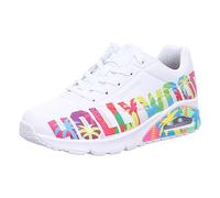 Keilsneaker SKECHERS "UNO-ONE FOR STARS" Gr. 41, weiß (weiß, kombiniert) Damen Schuhe Sneaker (25605262-41)