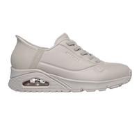 Skechers Slip Ins UNO Easy Air Damen Sneaker in Beige mit Memory Foam und Luftkissen. beige Gr. 37