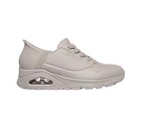 Skechers Slip Ins UNO Easy Air Damen Sneaker in Beige mit Memory Foam und Luftkissen. beige Gr. 38