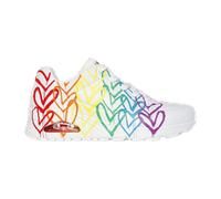 Skechers Damen UNO-Full of Love Sneaker, Weiß/Mehrfarbig, 40 EU