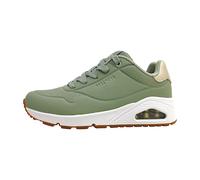 Skechers Damen UNO Golden Air Turnschuhe, Sage Durabuck/Silver Trim, 37 EU
