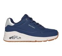 Skechers Damen UNO Golden Air Turnschuhe, Navy Durabuck/Silver Trim, 42 EU