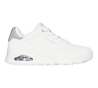 Skechers Damen Sneaker UNO Golden Air Weiß Durabuck/Silberbesatz Gr. 37 EU