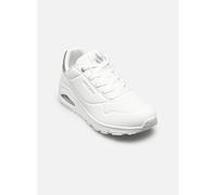 Skechers Damen UNO Golden Air Turnschuhe, White Durabuck/Silver Trim, 37 EU