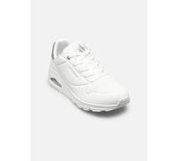 Skechers Damen UNO Golden Air Turnschuhe, White Durabuck/Silver Trim, 36 EU