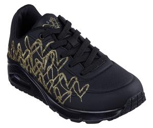 Skechers - UNO GOLDEN HEART - 177975 BKGD - Schwarz 38