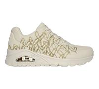 Skechers Damen Low-Top Sneaker UNO GOLDEN Heart, Frauen Sneakers,straßenschuhe,Strassenschuhe,Sportschuhe,Freizeitschuhe,Beige NTGD,41 EU