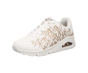 Skechers UNO-golden heart für Damen, weiß, Größe 36 EU