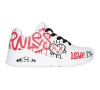Skechers Uno - Graffiti Love Damen Freizeitschuhe, weiß, Größe 38 38