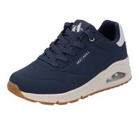 Sneaker SKECHERS "UNO GOLDEN AIR", Damen, Gr. 37, blau (navy), Lederimitat, Schuhe Sneaker, Freizeitschuh, Halbschuh, Schnürschuh mit Metallic-Einsatz, Topseller (20961641-37) navy