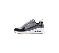 Skechers UNO - Layover - Schwarz/Grau Synthetik 39,5 EU