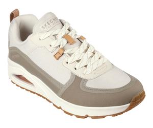 Skechers UNO - Layover Sneaker in Weiss/Grau, Größe 43