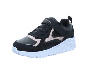 Skechers Uno Lie Metallic Burst für Kinder, schwarz, Größe 32 EU