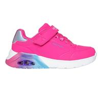 Skechers Mädchen Sneaker UNO Lite 2.0 – Vivid Metallic, in der Maschine waschbar, Hot Rosa Größe 35