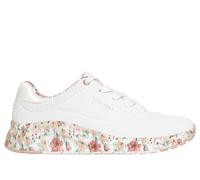 Skechers UNO Lite 2 - Pop of Print Shoes in Weiss/Rosa, Größe 39, in der Maschine waschbar