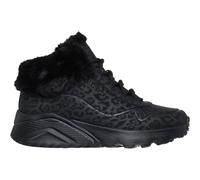 Skechers Uno Lite - Cozy Leopard Kinder Stiefel, schwarz, Größe 35 35