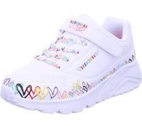 SKECHERS UNO LITE HEART CRAZE WEISS