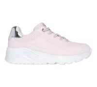 Skechers Uno Lite Metallic Mode Sportschuhe EU 29 Pink Synthetic / Silver Trim