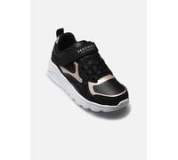 Skechers Mädchen Sneaker Uno Lite Metallic Burst Black/Rose Gold Gr. 30