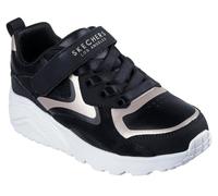Skechers UNO Lite Metallic Burst Sneaker, Schwarz, 43.5 EU, Schwarz, 9.5 UK Child